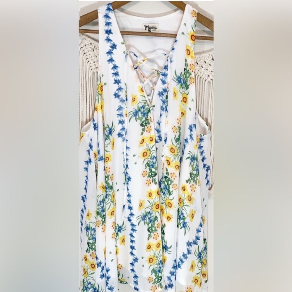 Rancho Mirage Lace Up Tunic – Show Me Your Mumu Authentic